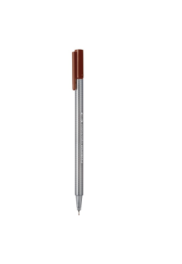 Caneta Triplus Fineliner 0,3mm Marrom 334-76 Staedtler