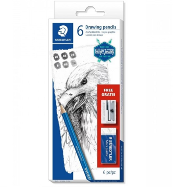 Estojo Lápis Graduado Lumograph C/6 61100c6 Staedtler