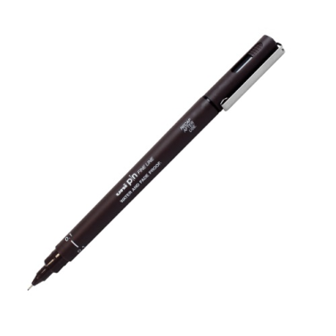 Caneta Nanquim 0,1mm Preto Unipin
