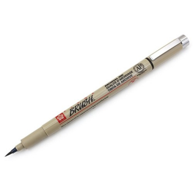 Caneta Nanquim Sakura Pigma Brush Preto