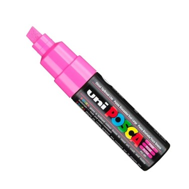 Caneta Posca Pc-8k Rosa Uniball