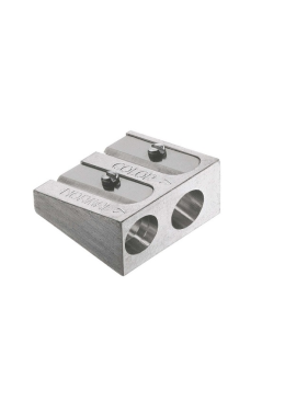 Apontador Simples Metal Duplo 185710 Faber Castell