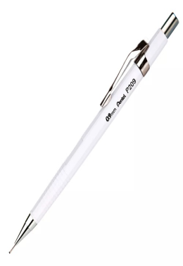 Lapiseira 0,9mm P209 Branca Pentel
