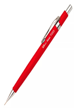 Lapiseira 0,3mm P203 Vermelha Pentel