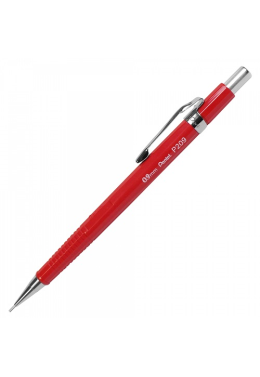 Lapiseira 0,9mm P209 Vermelha Pentel