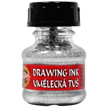 Tinta nanquim 20ml Prata 141762