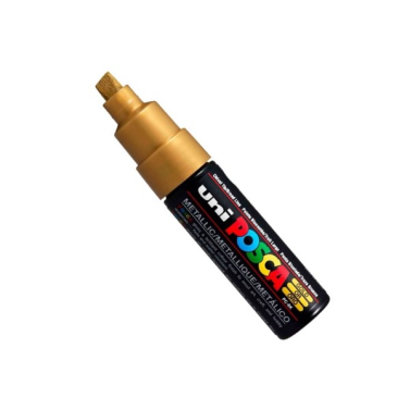 Caneta Posca Pc-8k Ouro Uniball