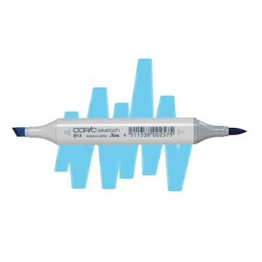 Marcador Sketch Copic B14 Light Blue
