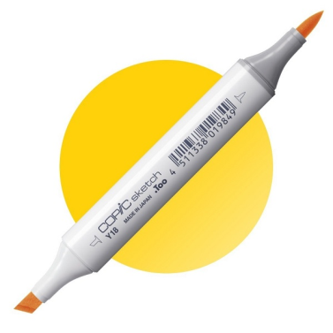 Marcador Sketch Copic Y18 Lightning Yellow