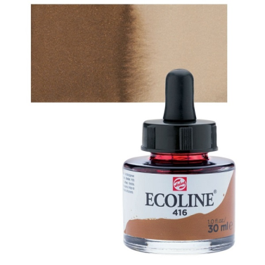 Tinta Aquarela Liquida 30ml 416 Sepia Ecoline