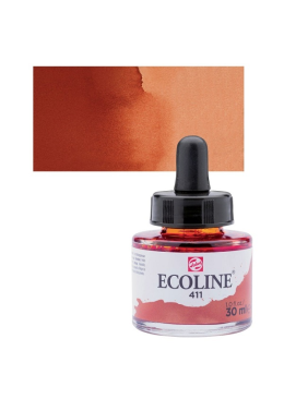 Tinta Aquarela Liquida 30ml 411 Burnt Sienna Ecoline