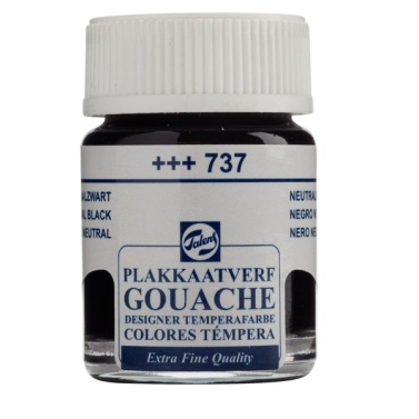 Tinta Guache 16ml 737 Preto Talens