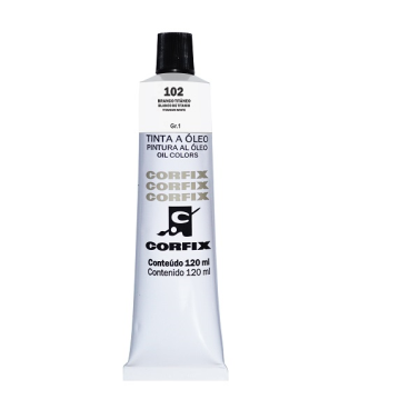 Tinta Oleo 120ml 102 Branco Titanio Gr1 Corfix