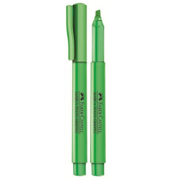 Marcador de Texto Verde Faber