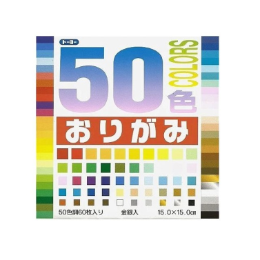 Papel Dobradura Origami 15cm 60fls 001008 Toyo