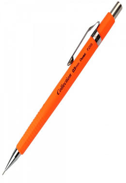 Lapiseira 0,5mm P205 Fluor Laranja Pentel