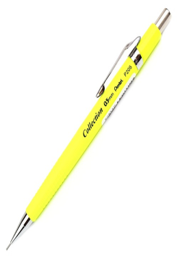 Lapiseira 0,5mm P205 Fluor Amarelo Pentel