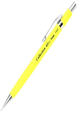 Lapiseira 0,7mm P207 Fluor Amarelo Pentel