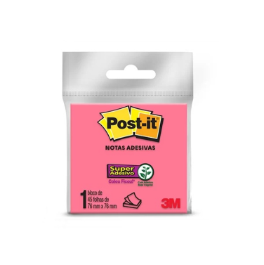 Post-It 654 76x76 45fls Rosa 3M