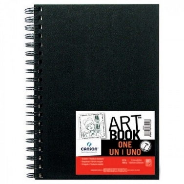 Artbook One Espiral A4 100g 21,6x27,9cm 80fls 60039212 Canson