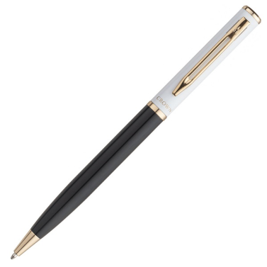Caneta Esfero Capricci Preta/branca Di12601z Crown