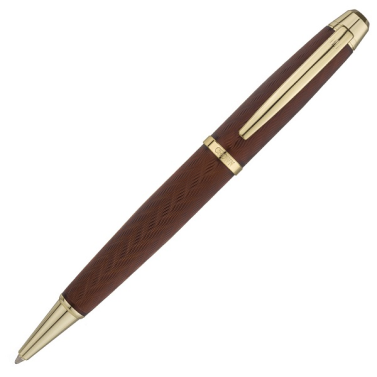 Caneta Esfero Drezden Marron Di19699r Crown