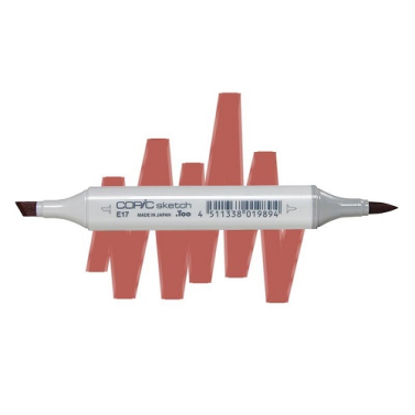 Marcador Sketch Copic E17 Reddish Breass