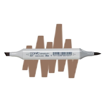 Marcador Sketch Copic E27 Milk Chocolate