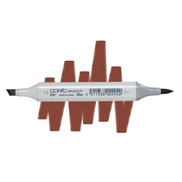 Marcador Sketch Copic E29 Umber