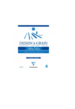 Bloco Dessin a Grain 180g A5 30fls 96626 Clairefontaine