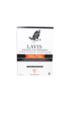 Bloco Lavis 200g A3 10fls 96342 Clairefontaine