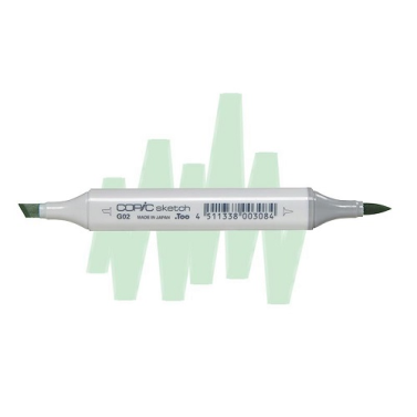 Marcador Sketch Copic G02 Spectrum Green