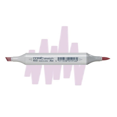 Marcador Sketch Copic RV91 Grayish Cherry