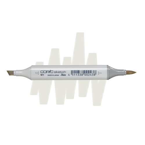 W1 Copic Code Marcador Sketch Copic W1 Warm Gray 1