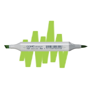 Marcador Sketch Copic Yg07 Acid Green