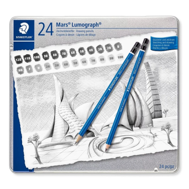 Estojo Lápis Graduado Lumograph C/24 100g24 Staedtler