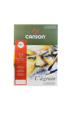Bloco Desenho 220g A3 C´a Grain 8fls 60056378