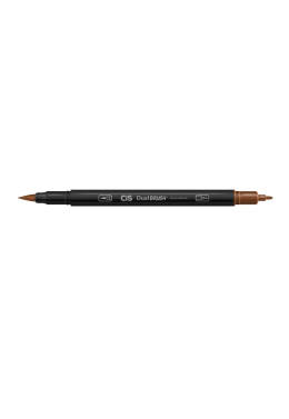 Caneta Pincel Aquarela 12 Marrom Cis