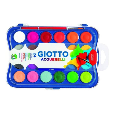 Estojo Aquarela Pastilha c/24 322400 Giotto