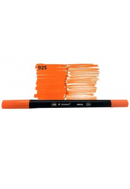 Caneta Pincel Laranja 025 Bismark