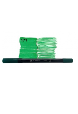 Caneta Pincel Verde Folha 171 Bismark