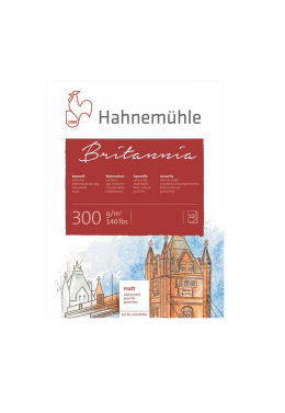 Bloco Aquarela Britannia 300g 17x24 12fls TR 10628970 Hahnemuhle