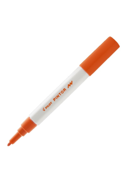 Marcador Permanente Pintor F 1,0mm Laranja Pilot