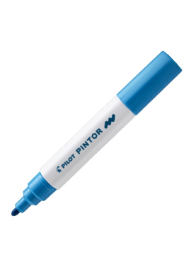 Marcador Permanente Pintor M 1,4mm Azul Metalica Pilot