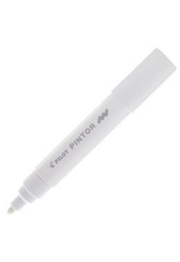 Marcador Permanente Pintor M 1,4mm Branco Pilot