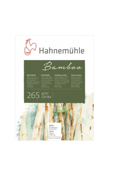Bloco Aquarela Bamboo 265g 8x10,5cm 10fls 10603074 Hahnemuhle