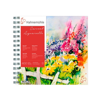 Caderno Aquarela Carnet 400g 19x20cm 15fls 10628381 Hahnemuhle