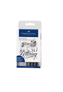 Estjo Nanquim Pitt Hand Lettering Starter 267118 Faber