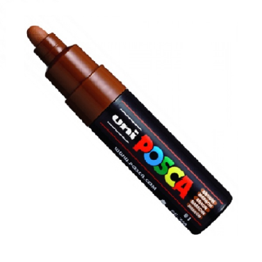 Caneta Posca Pc-7m Marrom Uniball