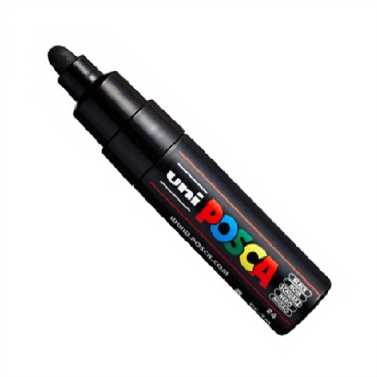 Caneta Posca Pc-7m Preta Uniball
